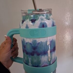 Teal and Purple Insulated Water Jug